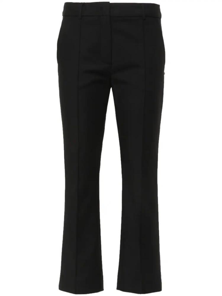 Sportmax Asiago raised-seam straight trousers - Black Cover