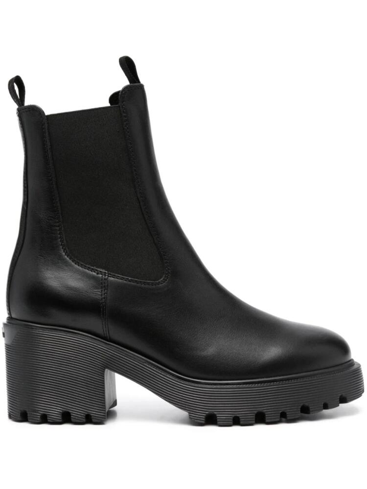 Hogan slip-on leather ankle boots - Black Cover