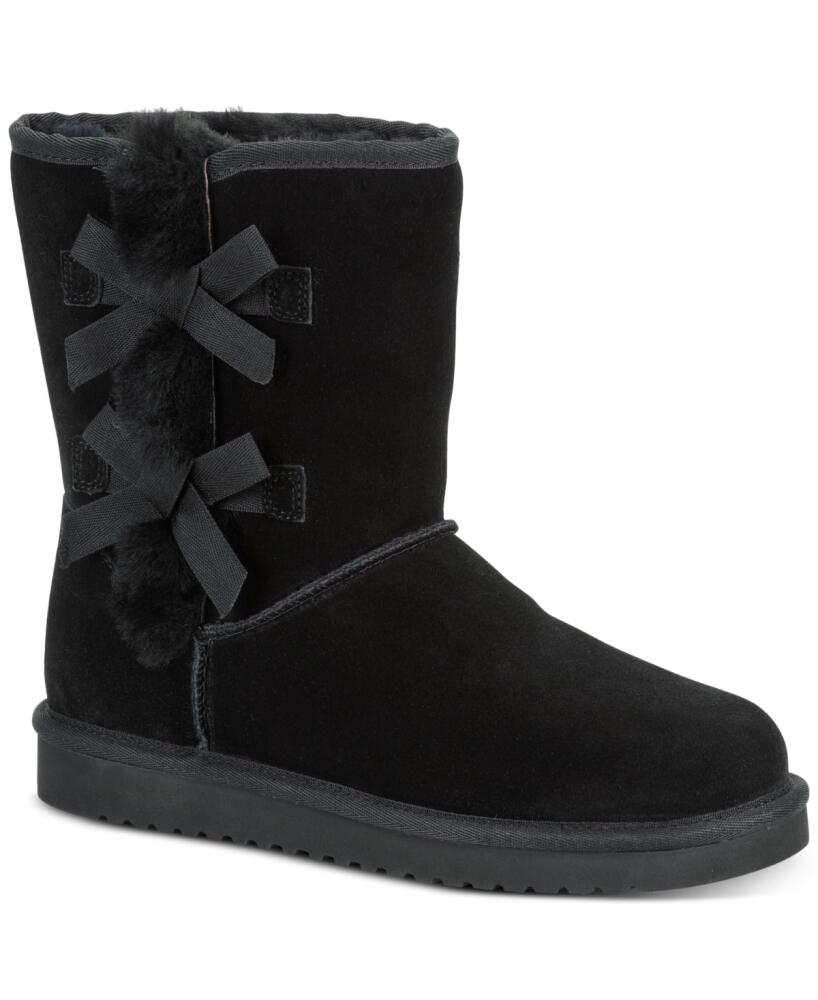 Koolaburra By Ugg Women's Victoria Short Boots - Black/Black Cover