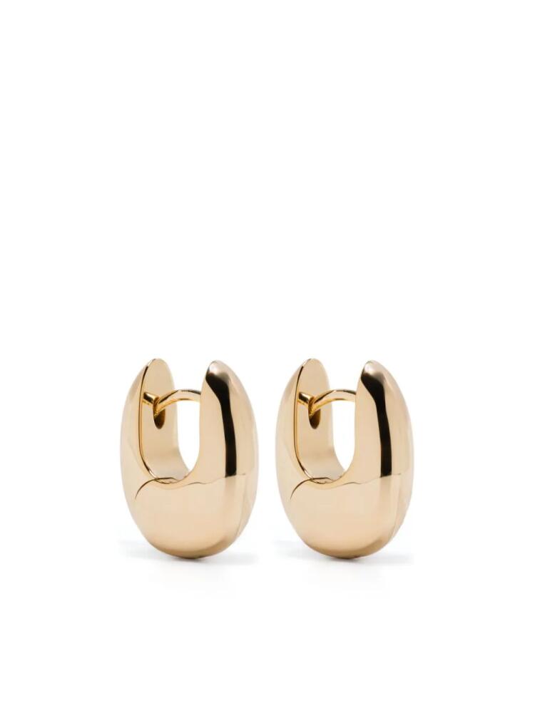 Tom Wood small Pebble earrings - Gold Cover