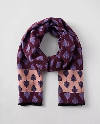 Ann Taylor Fern Print Scarf Cover