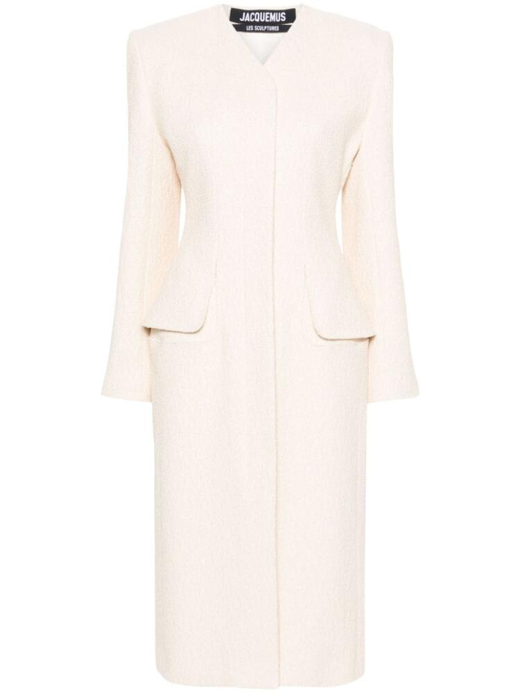 Jacquemus Le Manteau Cubo maxi coat - Neutrals Cover