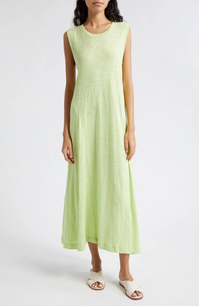 ATM Anthony Thomas Melillo Sleeveless Slub Jersey Dress in Matcha Cover