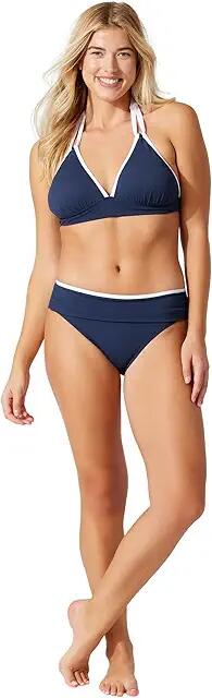 Tommy Bahama Island Cays Cabana Halter (Mare Navy) Women's Swimwear Cover