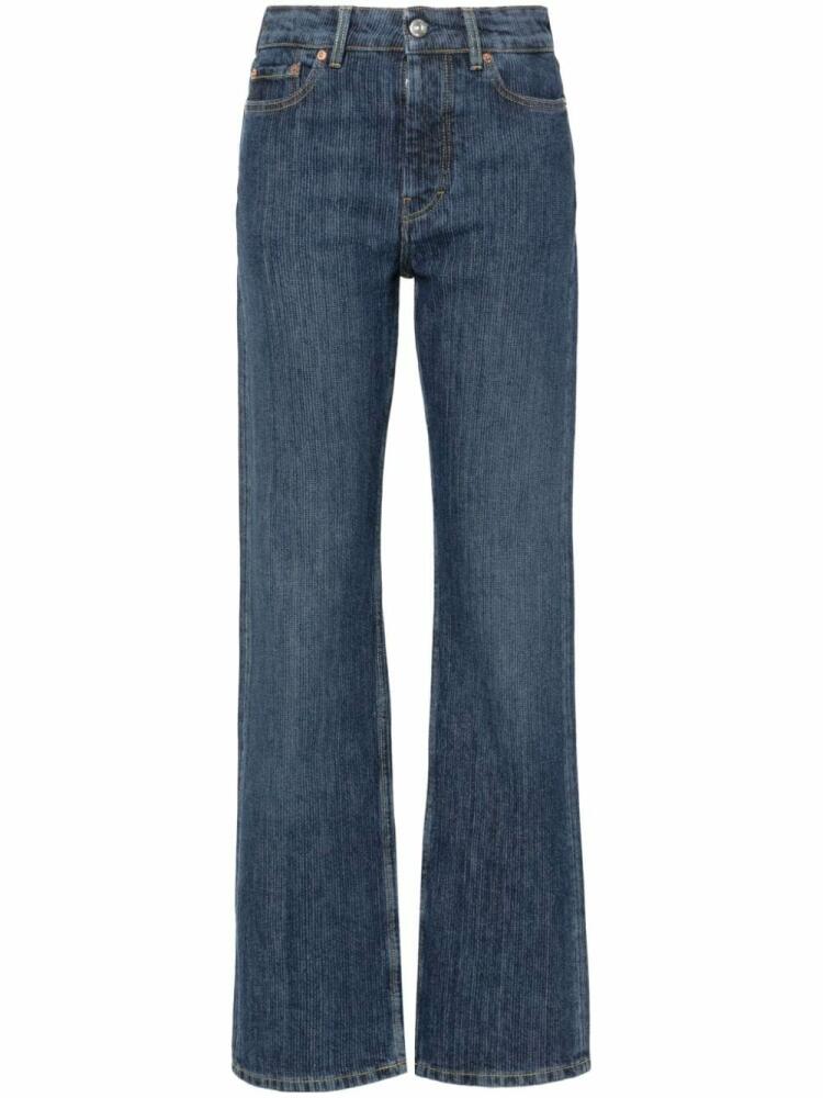 OUR LEGACY Linear Cut straight-leg jeans - Blue Cover