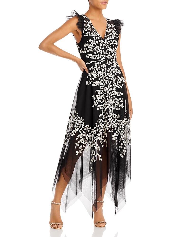 Bcbgmaxazria Embroidered Tulle Gown - Exclusive Cover