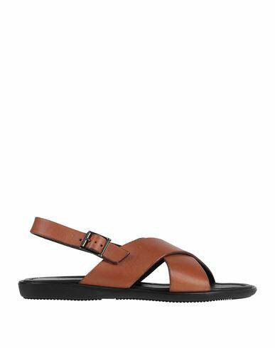 Doucal's Man Sandals Tan Calfskin Cover