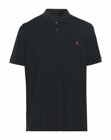 Peuterey Man Polo shirt Midnight blue Cotton Cover