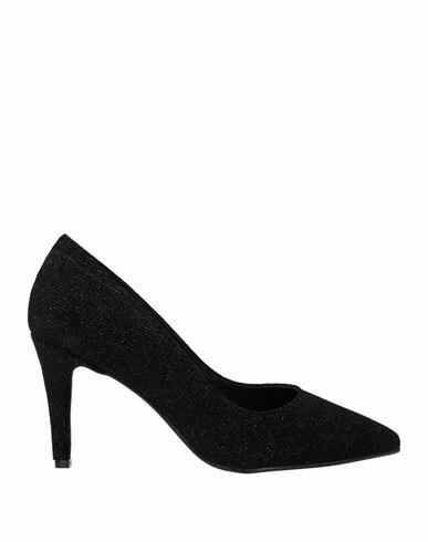 Divine Follie Woman Pumps Black Textile fibers Cover