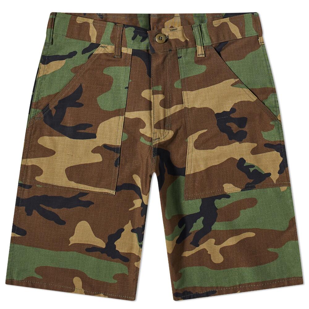 Stan Ray Men's Fatigue Shorts in Woodland Camo Cover