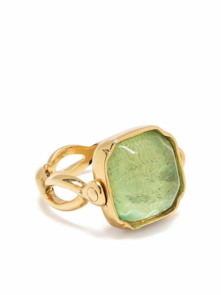 Goossens Cabochons squared ring - Gold Cover