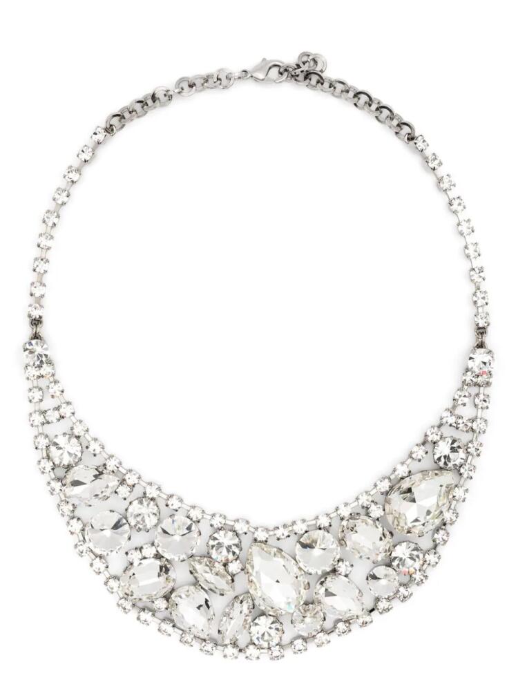 Alessandra Rich crystal-embellished necklace - Silver Cover