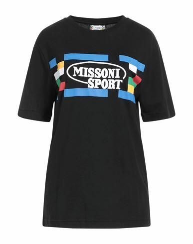 Missoni Woman T-shirt Black Cotton Cover