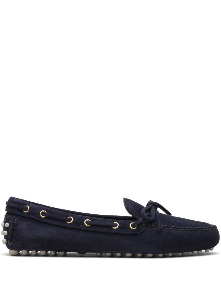 Car Shoe Lux Driving suede loafers - Blue Cover