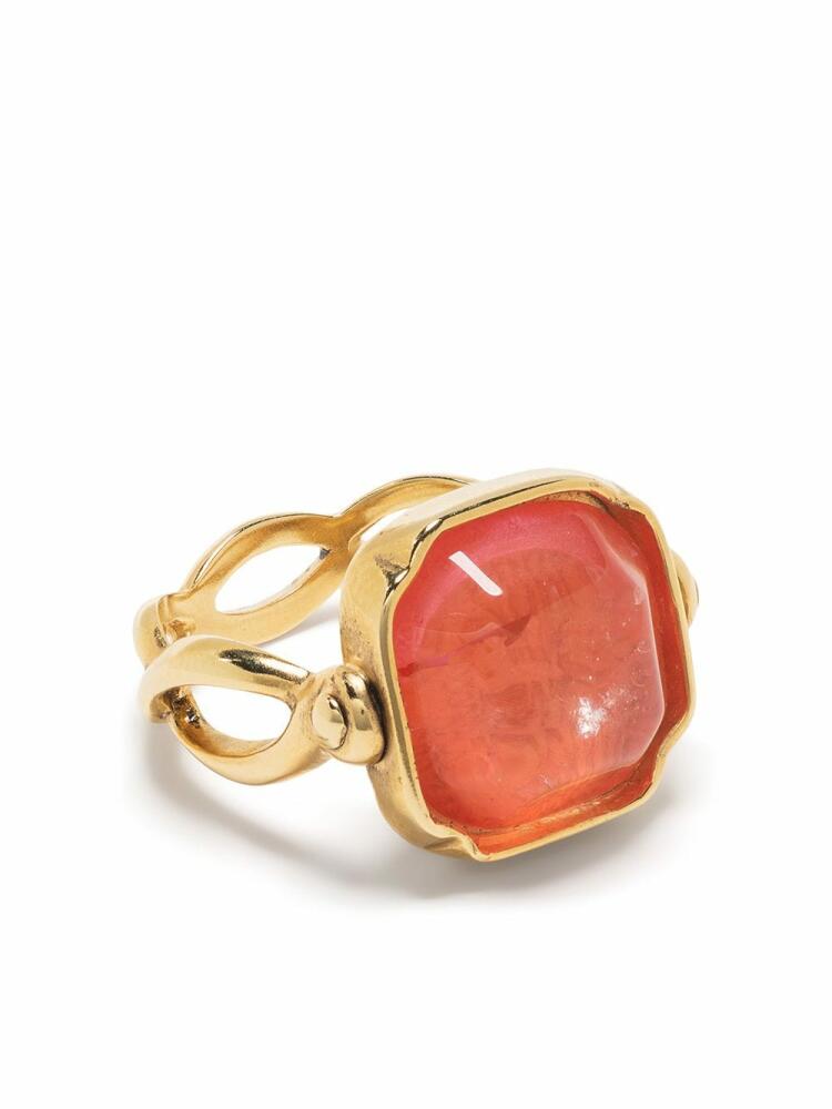 Goossens Cabochons squared ring - Gold Cover