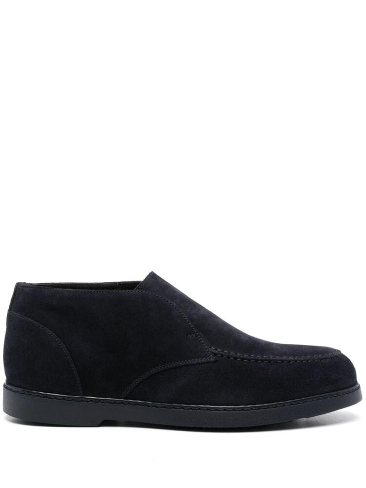 Doucal's slip-on suede chukka boots - Blue Cover