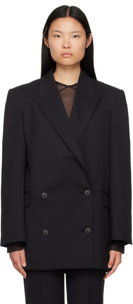 CAMILLA AND MARC Black Mikhail Blazer Cover