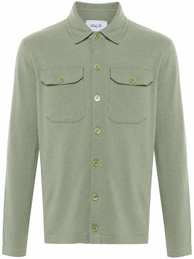 D4.0 knitted shirt - Green Cover