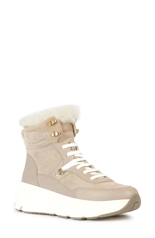 Geox Diamanta Sneaker Boot in Sand Cover