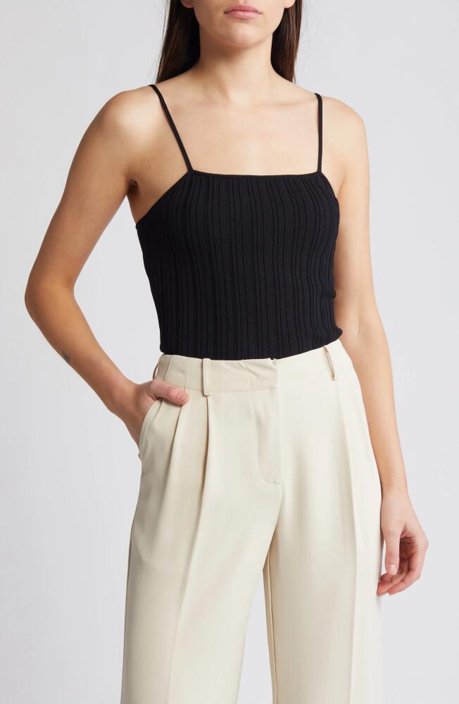 RUE SOPHIE Becca Rib Camisole in Black Cover