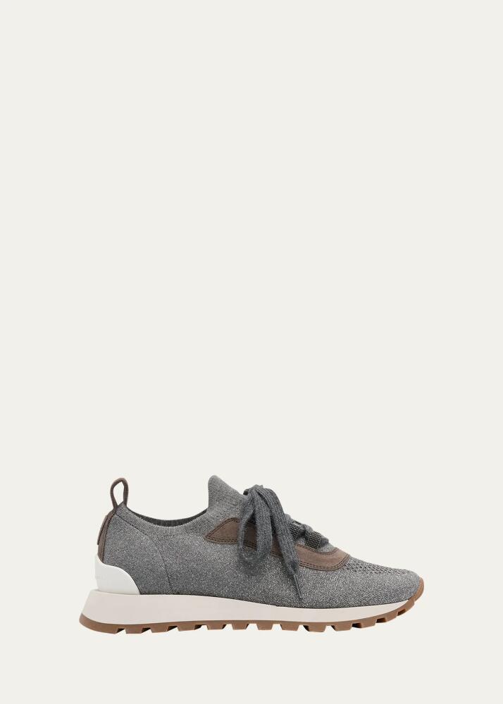 Brunello Cucinelli Knit Monili Runner Sneakers Cover