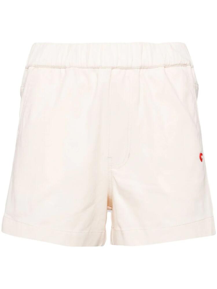 CHOCOOLATE logo patch high-rise shorts - Neutrals Cover