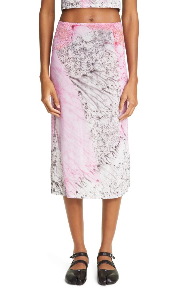 Paloma Wool Sheer Midi Skirt in Fuchsia Cover