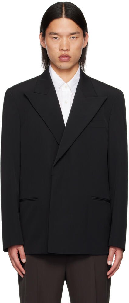 Acne Studios Black Regular Fit Blazer Cover