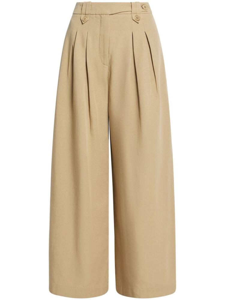 FARM Rio Wide-leg trousers - Neutrals Cover