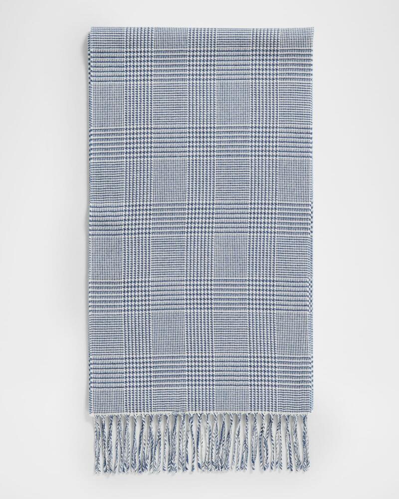 Eton Men's Prince Of Wales Cashmere Scarf Cover