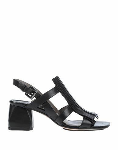 Ixos Woman Sandals Black Soft Leather Cover