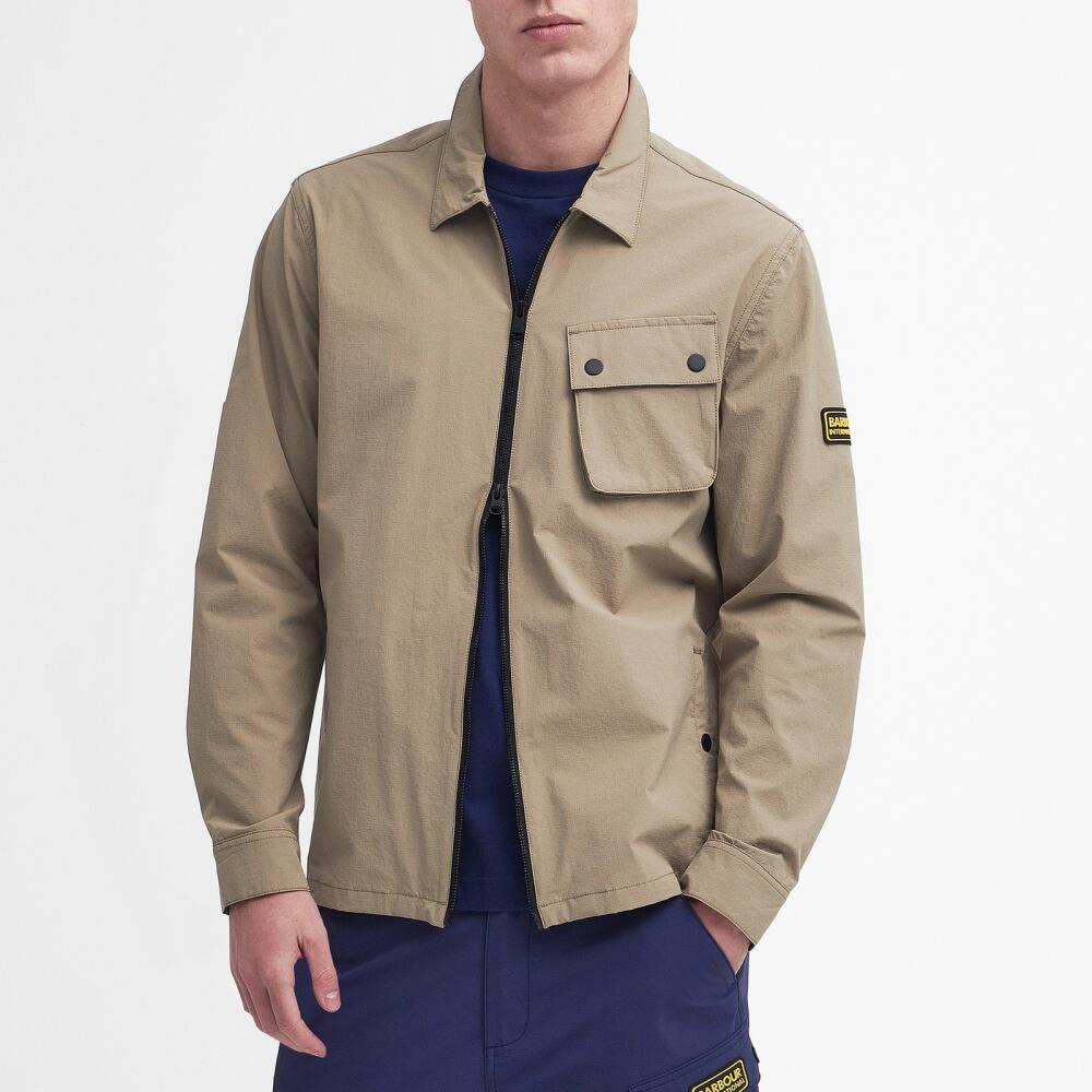 Barbour International Gate Stretch-Shell Overshirt Cover