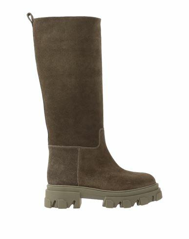 Gia X Pernille Teisbaek Woman Boot Military green Calfskin Cover