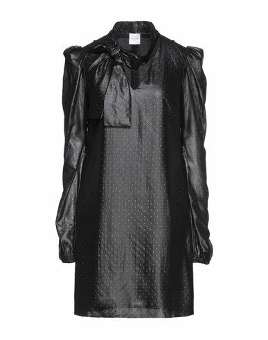 Gaëlle Paris Woman Mini dress Black Polyester Cover