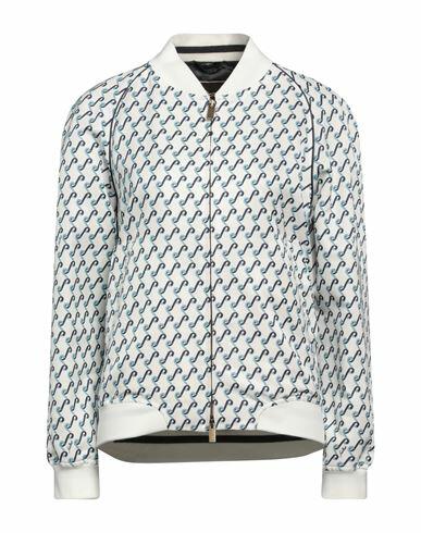 Sealup Woman Jacket White Cotton, Viscose Cover