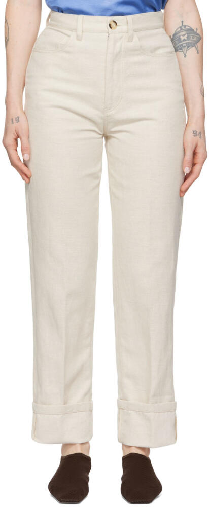 Nanushka Off-White Loua Trousers Cover