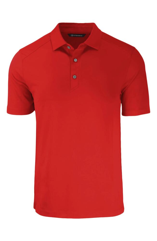 Cutter & Buck Solid Performance Recycled Polyester Polo in Red Cover