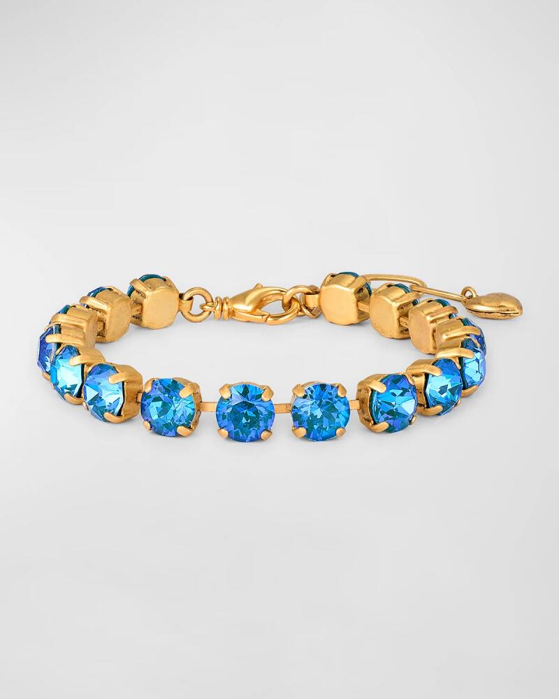 Elizabeth Cole 24k Yellow Gold-Plated Kaisa Crystal Bracelet Cover