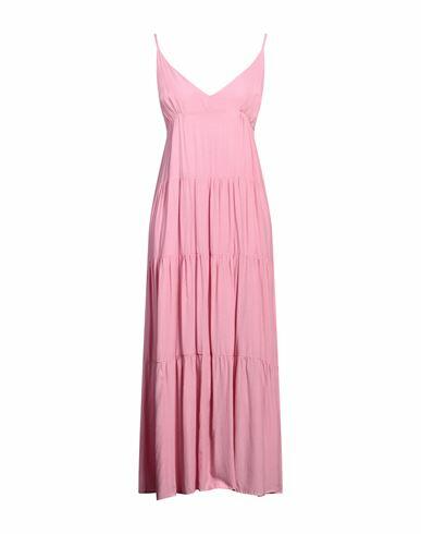 Rebel Queen Woman Maxi dress Pink Viscose Cover