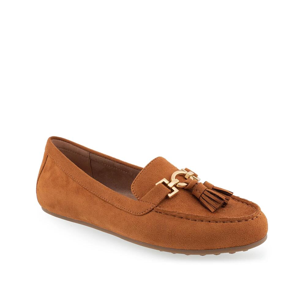 Aerosoles Deanna Loafer | Women's | Tan Fabric Cover