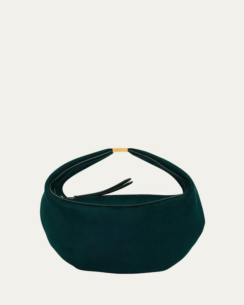 Khaite Olivia Small Suede Shoulder Bag Cover