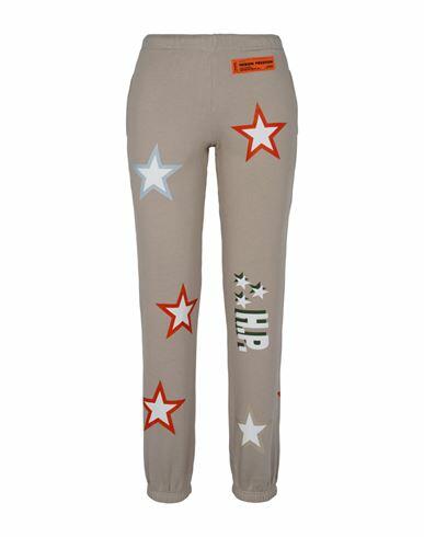 Heron Preston Stars Sweatpants Woman Pants Grey Cotton Cover