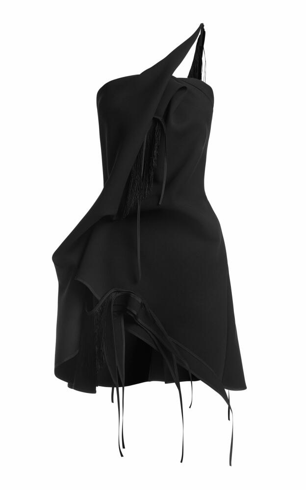 Maticevski - Hydro Draped Mini Dress - Black Cover