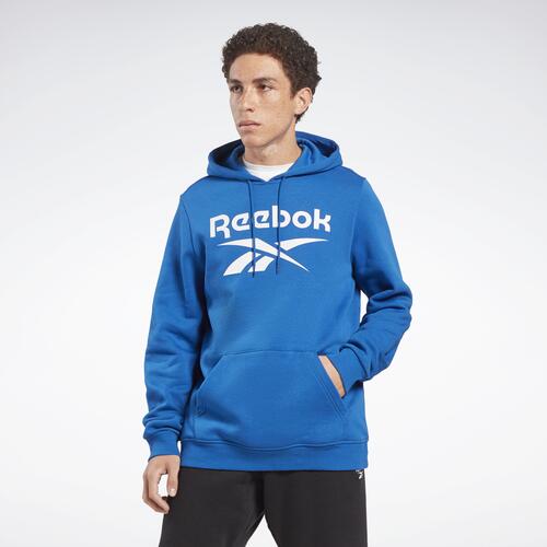 Reebok Identity Big Logo Fleece Hoodie - Mens Vector Blue Cover