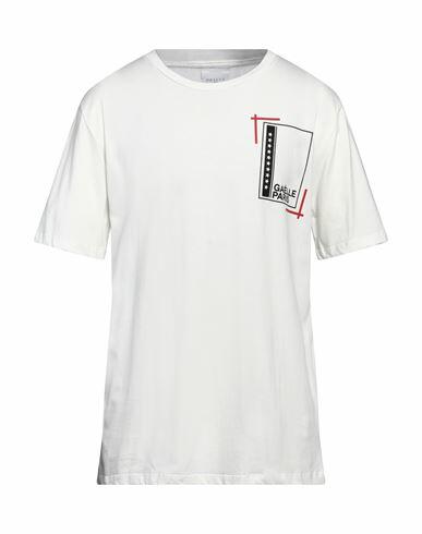 Gaëlle Paris Man T-shirt White Cotton Cover