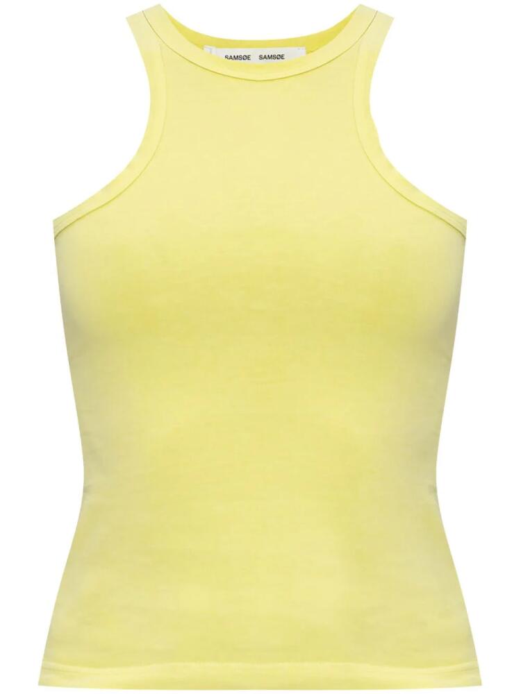 SAMSOE SAMSOE organic cotton tank top - Yellow Cover