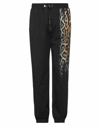 Roberto Cavalli Man Pants Black Cotton Cover