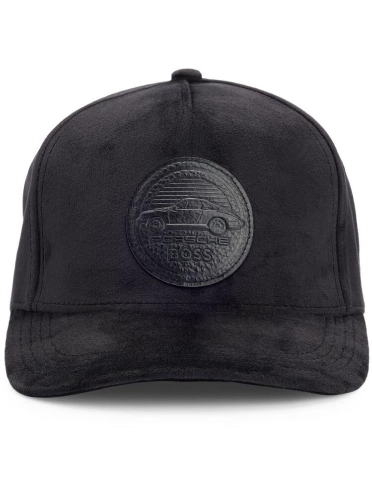 BOSS patch-detailed cap - Black Cover