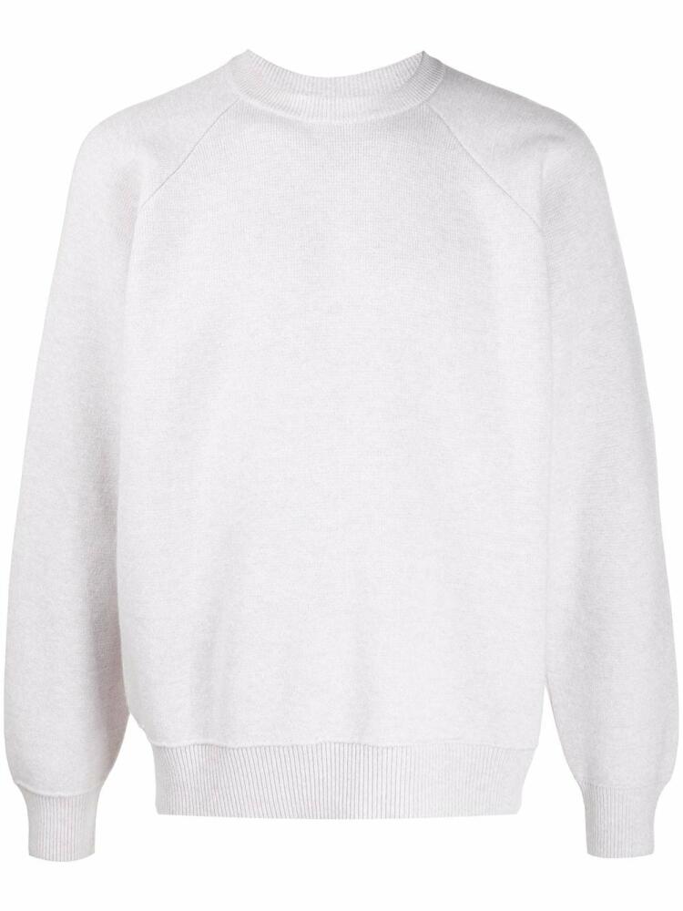 Barrie Ideal rib-trimmed jumper - White Cover