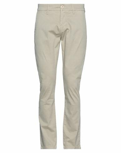 Guess Man Pants Beige Cotton, Elastane Cover